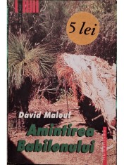 David Malouf - Amintirea Babilonului (Editia: 2005) foto