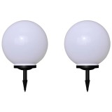 Lampi de exterior pentru alee LED 2 buc. 40 cm, cu tarus de sol GartenMobel Dekor, vidaXL