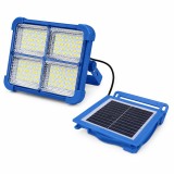 Proiector Solar LED cu Panou Separat și Cablu, Albastru