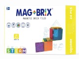 Cumpara ieftin Set magnetic Magbrix, Magblox, 24 piese patrate