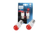 SET 2 BECURI LED EXTERIOR 12V P21 RED BA15S ULTINON PRO3000 SI PHILIPS