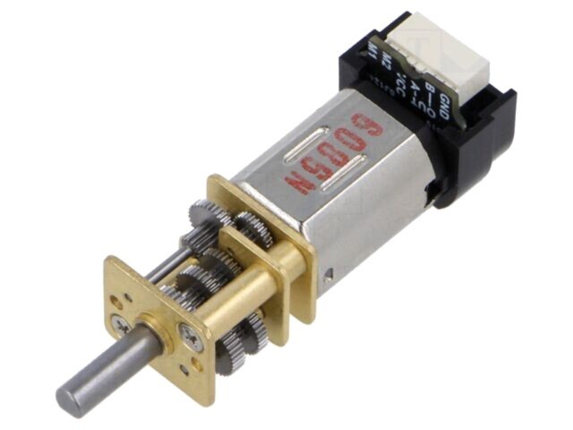 Motor DC HPCB 6V 1,5A cu transmisie și ax D - POLOLU