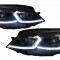 Faruri LED compatibile cu VW Golf 7 (2012-2017) Facelift G7.5 R Line Look cu Semnal Dinamic