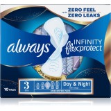 Always Infinity Day &amp; Night absorbante ziua și noaptea 10 buc