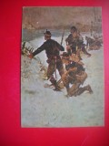 HOPCT 14919 SOLDATI IN ATAC -- STEFAN LUCHIAN [ 1868- 1916 ] -- CP PICTURA - -NECIRCULATA