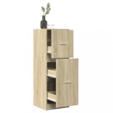 VidaXL Dulap de farmacie, stejar sonoma, 40x41x118 cm lemn prelucrat