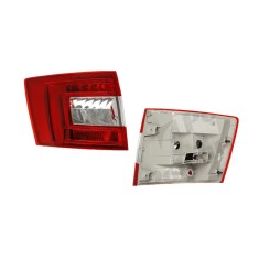 Stop spate lampa Skoda Octavia 3 (5E) Combi, 2013-05.2017, partea stanga, fara suport becuri, OEM/OES, cu LED , (tip bec H21W+LED+PY21W)