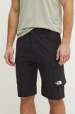 The North Face pantaloni scurți outdoor Exploration culoarea negru, NF0A8BGGJK31