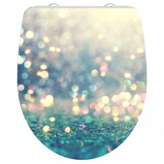 SCHUTTE Scaun de toaleta Duroplast inchidere silen?ioasa, MAGIC LIGHT foto