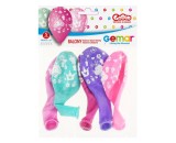 Baloane Printesa Disney, 30cm, 5 Bucati, Latex Premium, Decor Petrecere Fete, Botez, Zi de Nastere, Tematica Regala