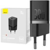 Incarcator retea Baseus, GaN5 Fast Charger 30W, 1 x USB Type-C 5V/3A, negru