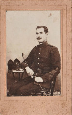 Subofiter roman uniforma 1895, fotografie militar roman de colectie foto