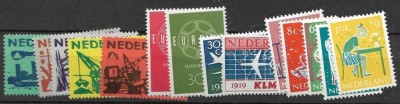 C5356 - Olanda 1959 - anul complet,timbre nestampilate MNH foto