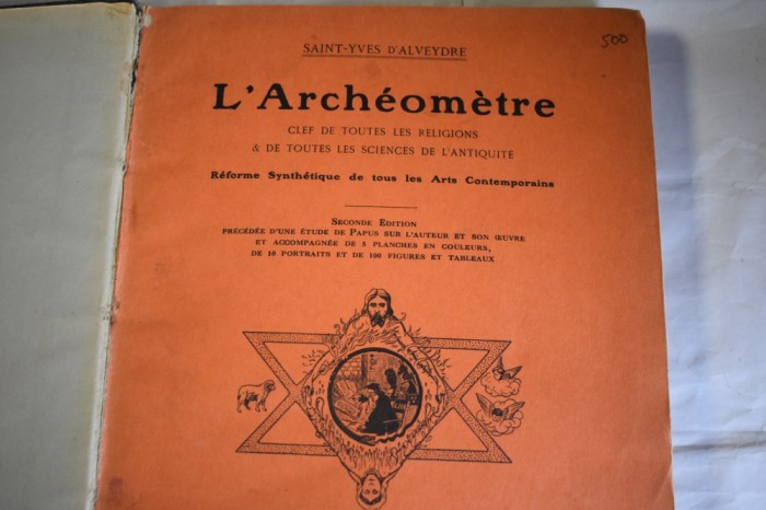 Saint-Yves d&rsquo;Alveydre - L&rsquo;Arch&eacute;om&eacute;tre (2e &eacute;dition 1934) ocultism
