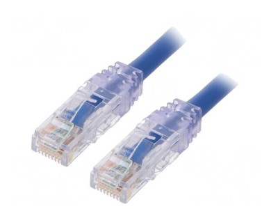Patch Cord Cat6a UTP 5m Albastru foto