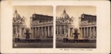 ST13N Roma, Piazza di S Petro, Fontana, stereoscopic photo