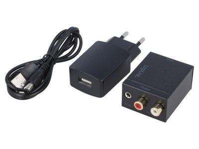 Convertor Digital-Analog RCA/Toslink 5VDC foto