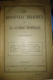 Le Renouveau Religieux et La Guerre Mondiale