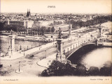 Litografie Le Pont Alexandre III