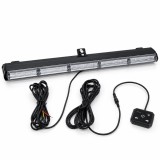 Bară Stroboscopică LED 79 cm 25W 12-24V Telecomandă IP65 Lumină Galbenă Girofar