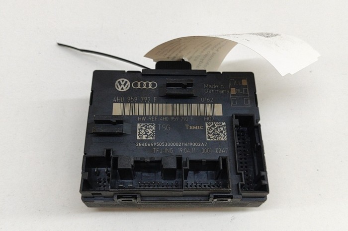 Modul de control ușă st&acirc;nga față VW TOUAREG 7P5 2011 OEM: 4H0959792F 27184864