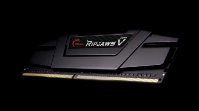 Memorie DDR G.Skill - gaming &amp;quot;Ripjaws V&amp;quot; DDR4 16GB frecventa 3200 MHz, 1 modul, radiator, latenta CL16, &amp;quot;F4-3200C16S-16GVK&amp;quot; foto