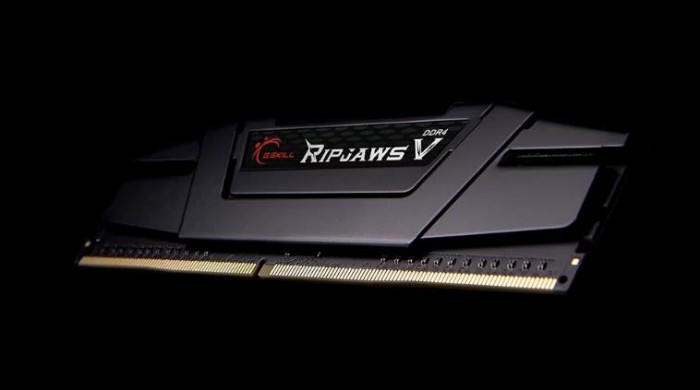 Memorie DDR G.Skill - gaming &quot;Ripjaws V&quot; DDR4 16GB frecventa 3200 MHz, 1 modul, radiator, latenta CL16, &quot;F4-3200C16S-16GVK&quot;