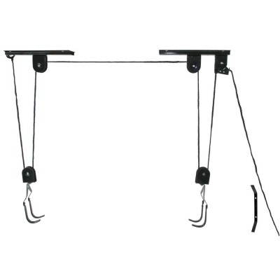 Lift agatat biciclete 4m-20KG culoare negru Cod:430099 foto