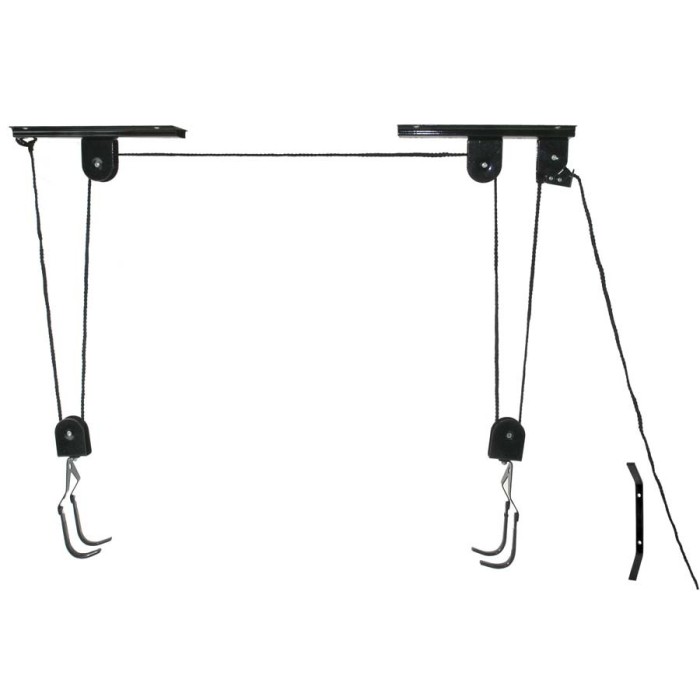 Lift agatat biciclete 4m-20KG culoare negru Cod:430099