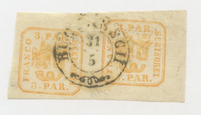 1862-PRINCIPATELE UNITE,PERCHE CIRCULATA 3 PARALE, RR+