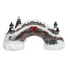 Figurină Pod Crăciun, Model &Icirc;nzăpezit, LED, Multicolor, Oem