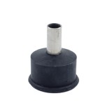 Dop din cauciuc cu ieșire inox 38 x 16 mm pentru instalații de muls