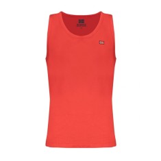 Maiou barbati, cu imprimeu cu logo, Regular fit, Rosu, M