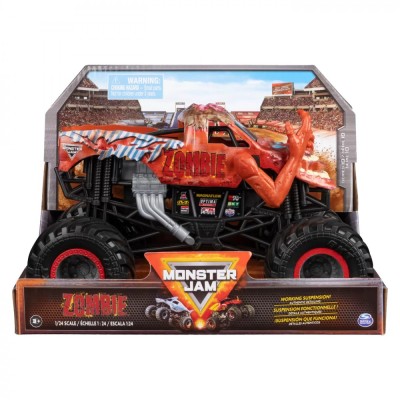 Monster Jam Masinuta Metalica Zombie Scara 1:24 foto