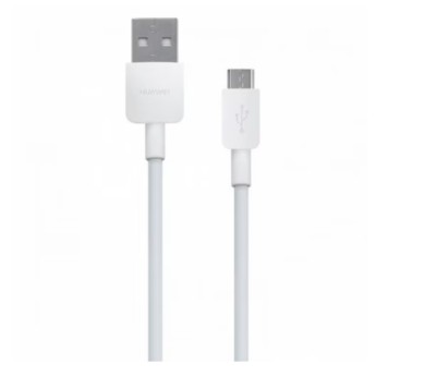 Cablu Date si Incarcare Huawei USB la MicroUSB CP70, 1 m, Alb 55030216 - SECOND foto