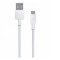 Cablu Date si Incarcare Huawei USB la MicroUSB CP70, 1 m, Alb 55030216 - SECOND