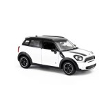Masinuta metalica Minicooper alba, scara 1 la 24
