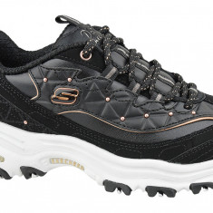 Pantofi pentru adidași Skechers D'Lites 13087-BKRG negru
