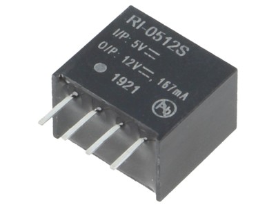 Convertor DC/DC 2W 12V SIP4 foto