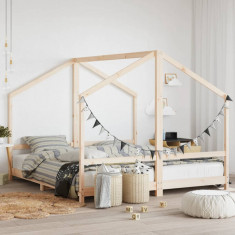 vidaXL Cadru pat pentru copii, 2x(90x200) cm, lemn masiv de pin