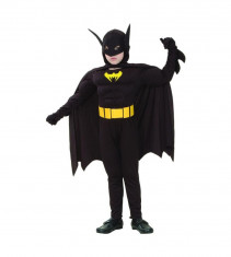 Costum carnaval Batman pentru copii, 110 - 120 cm foto
