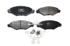 Set placute frana,frana disc PEUGEOT 206 Hatchback (2A/C) (1998 - 2016) KRIEGER 0950006050
