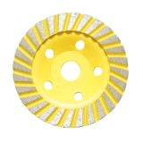 Disc diamantat tip cupa turbo segmentat 125 mm pentru slefuire beton si piatra Crownman