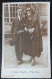 Carte Postala, Charlie Chaplin actor btitanic de comedie in perioada filmului mut si Pola Negri 1889-1977 si Pola Negri actriță americană din era