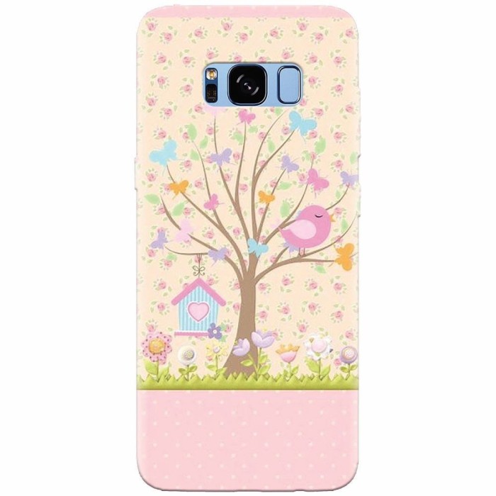 Husa silicon pentru Samsung S8, Cute Birdhouse Husa silicon pentru Samsung S8, Cute Birdhouse
