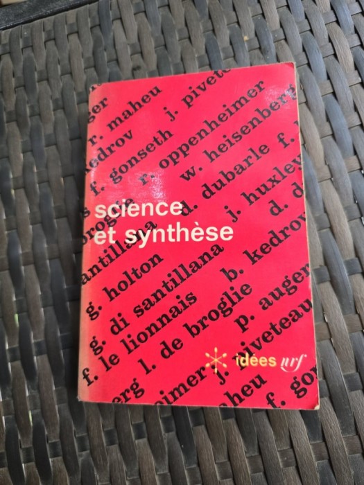 Science et Synth&egrave;se - Mai multe autori