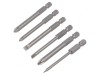 Felo Kit 6 Capete Șurubelniță 70mm, Fixare 1/4&quot; (E6.3mm) - Set Profesional