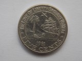 5 CENTS 1961 LIBERIA