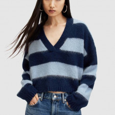 AllSaints pulover din amestec de lana LOU CROP femei