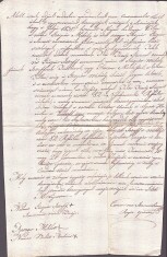 A3725N Act privitor la un &icirc;mprumut de florini renani, 1838, T&acirc;rgu Lăpuș, limba maghiară